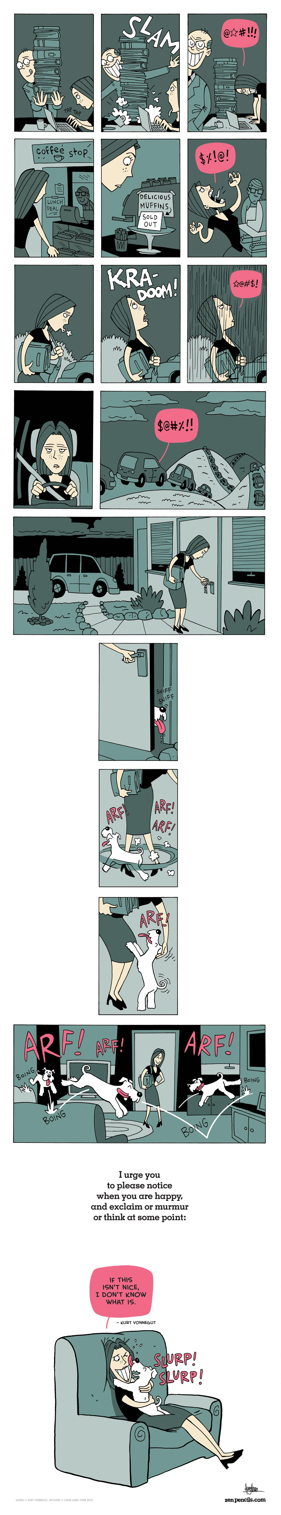 KURT VONNEGUT: Take a moment