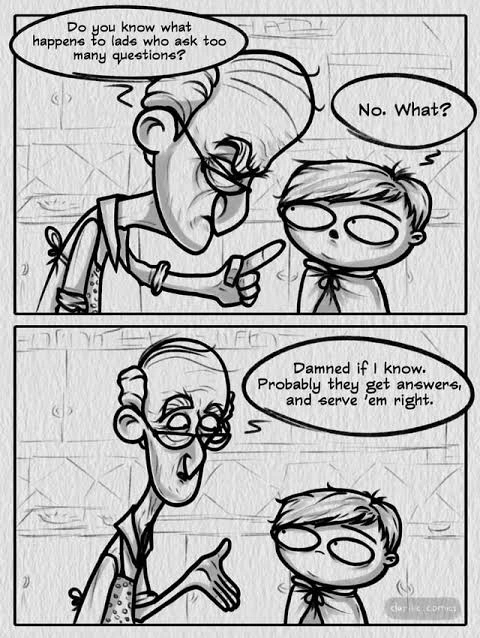 Too many questions [@darilic_comic] 
