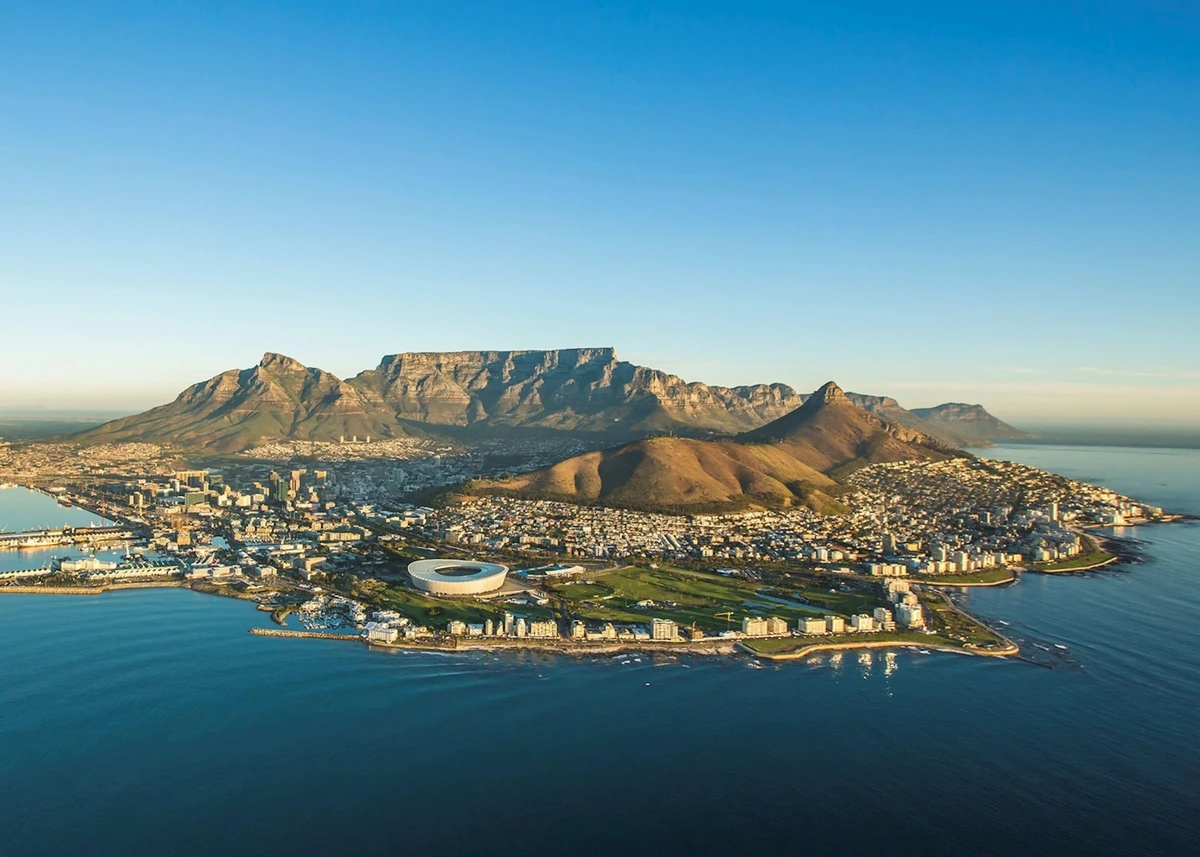Overview of Cape Town, South Africa