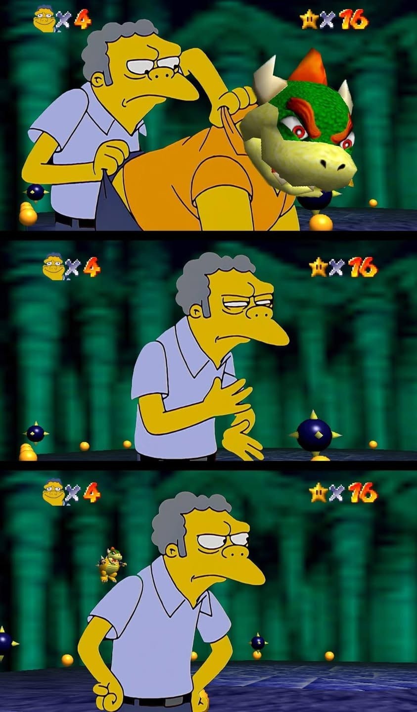Somehow, Bowser returned