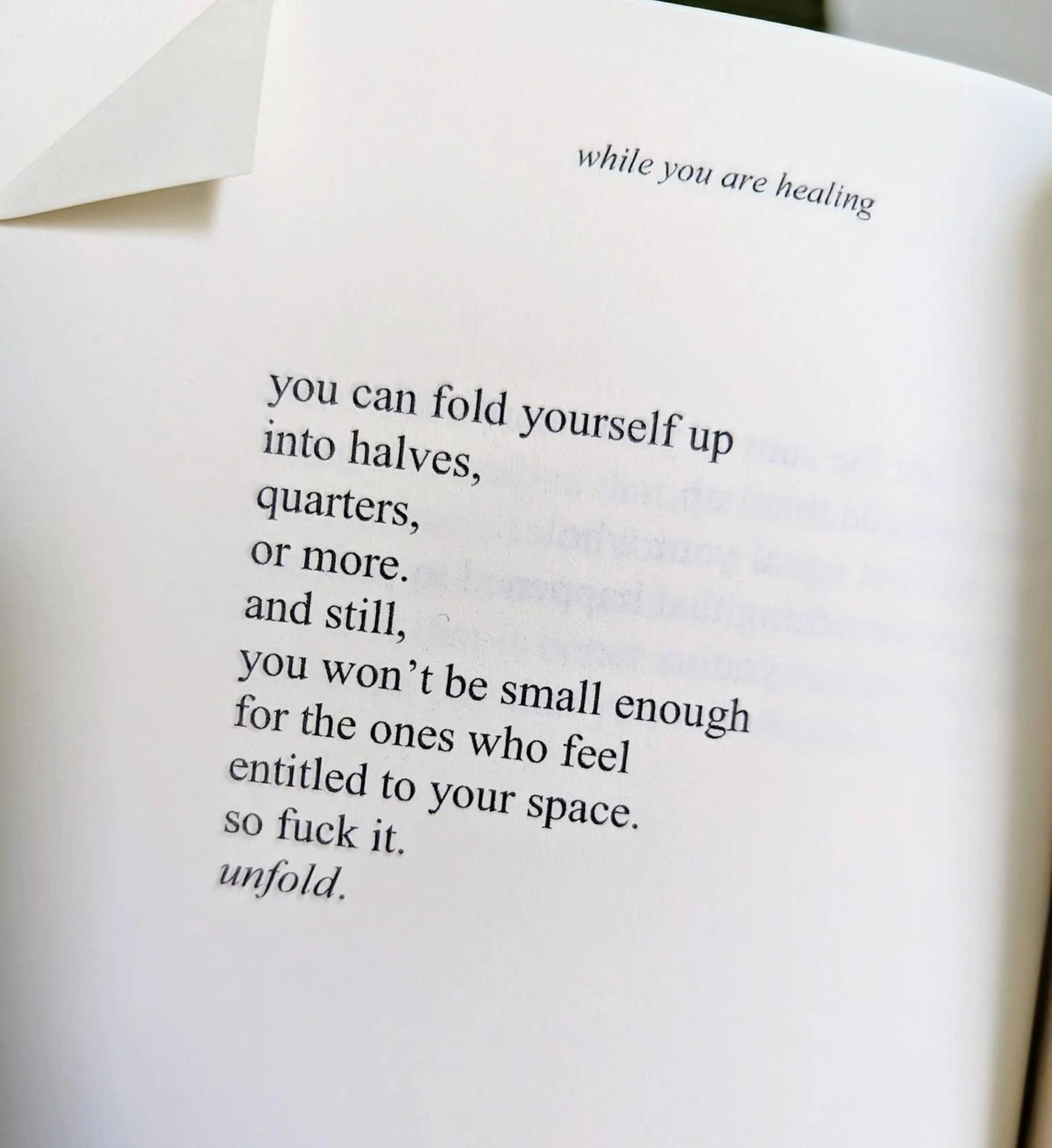 "Unfold" by Parm Kaur
