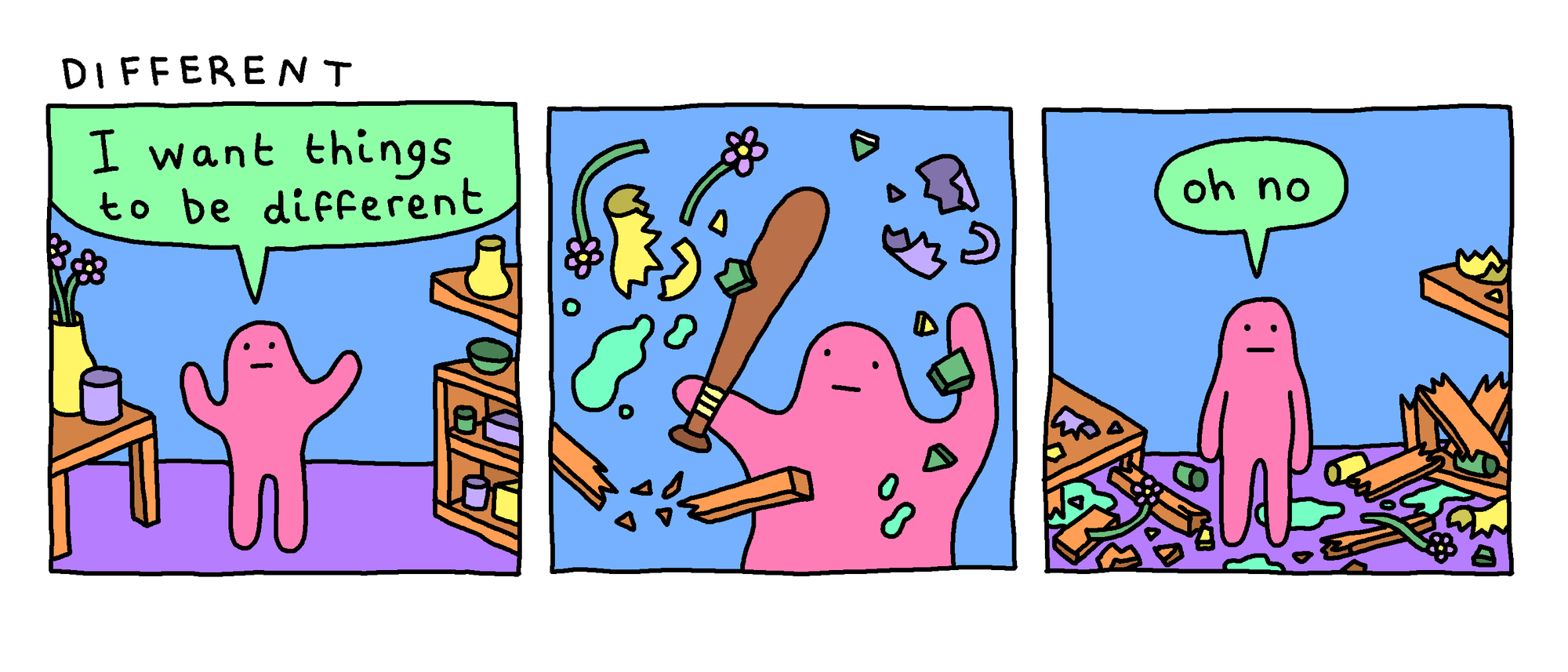 broken