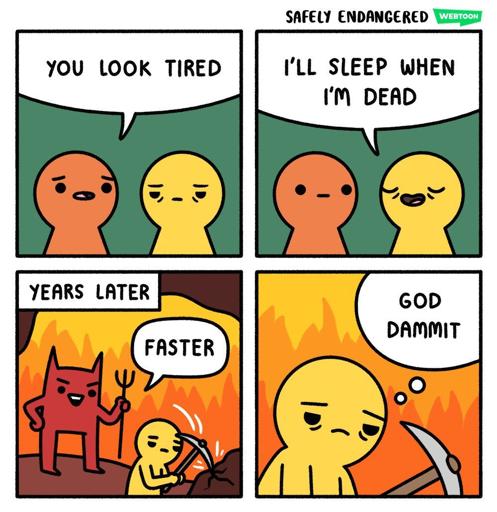 No rest for the wicked