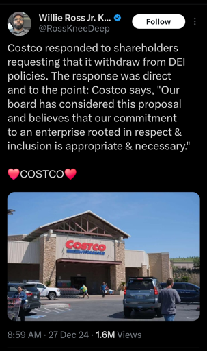 Costco doing right