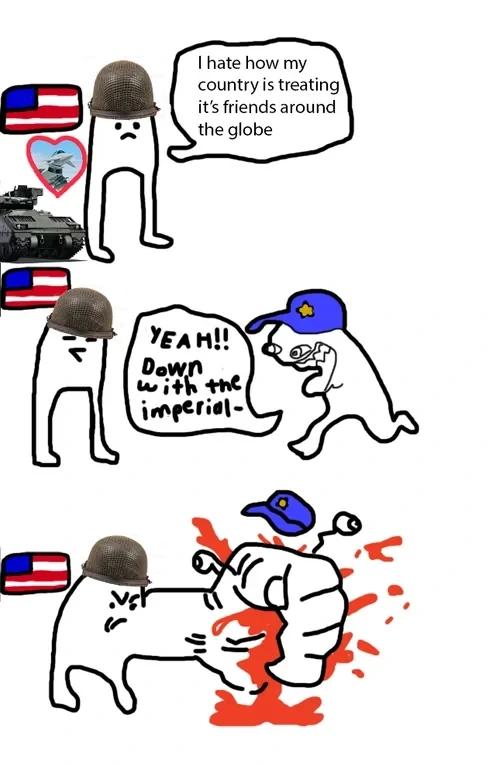 "I want the US to be on the side of democracy", not "I want to oppose democracy"