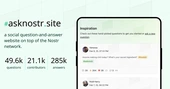 #asknostr - Q&A site powered by Nostr