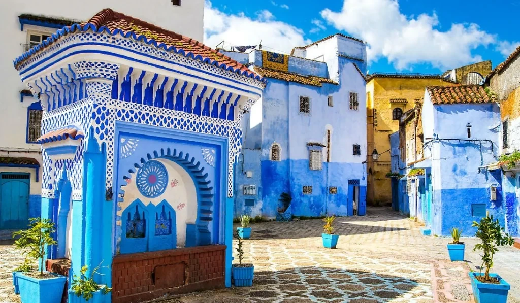 Street in Chefchaouen, Morocco