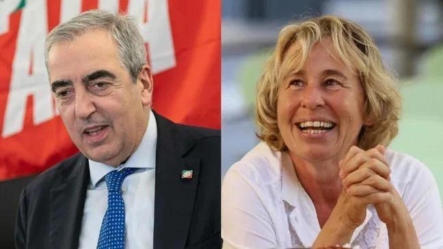 In foto Maurizio Gasparri e Stefania Craxi