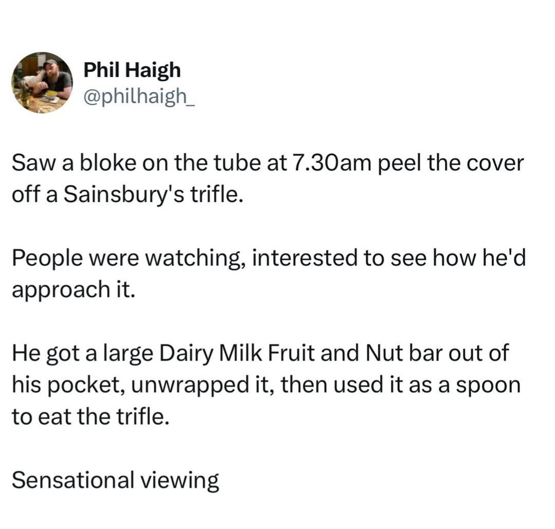 What's a wild thing you've seen on public transport?