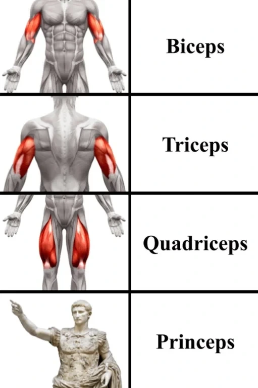 Ten reps of brutal autocracy every morning keeps the Princeps strong?